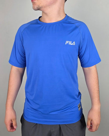 CAMISETA FILA AZUL PARA CABALLERO