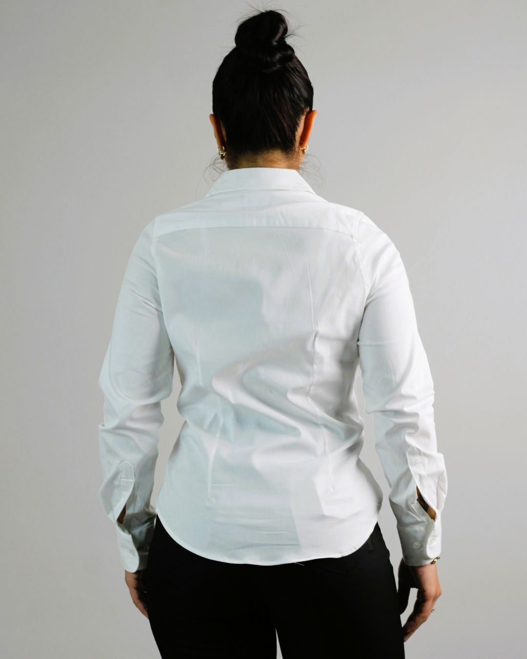 CAMISA CAMBRIDGE POLO MANGA LARGA DAMA