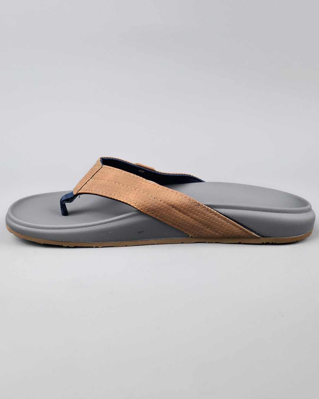 SANDALIA BOLTIO GRIS CON CAFE PARA CABALLERO