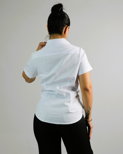 CAMISA CAMBRIDGE POLO MANGA CORTA DAMA