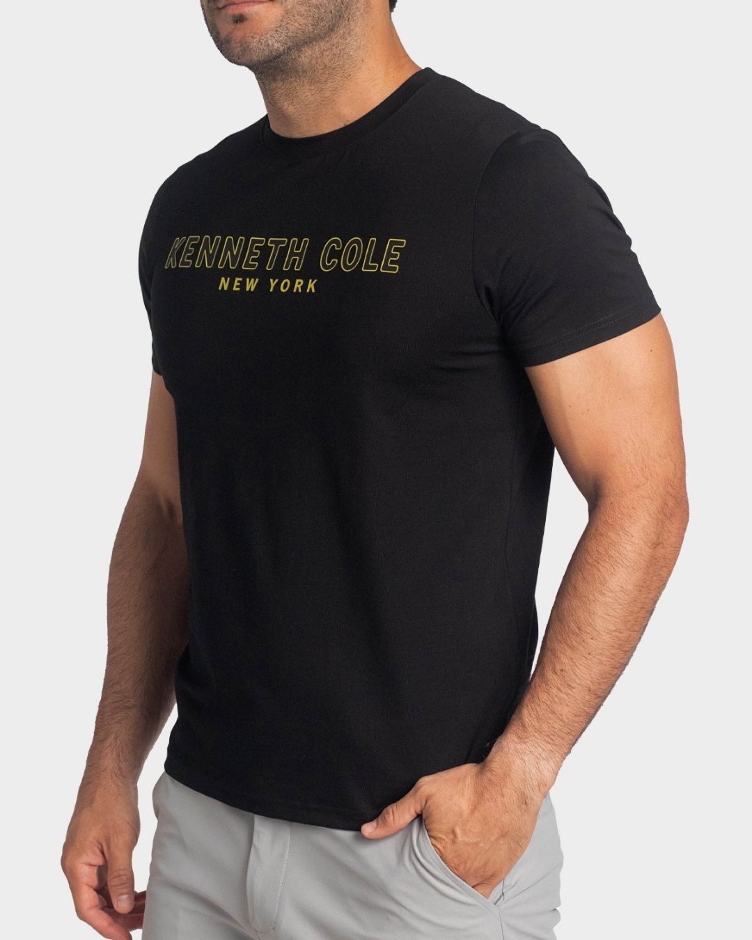 CAMISETA NEGRA KENNETH COLE DE CABALLERO