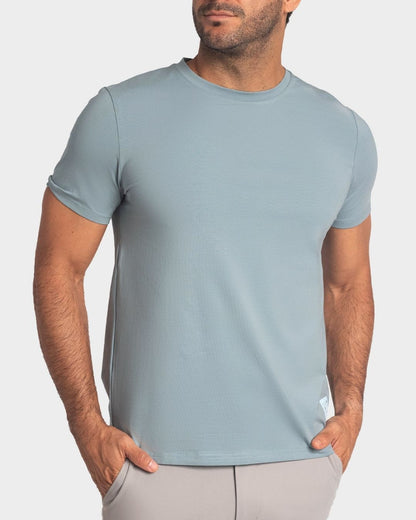 CAMISETA CELESTE KENNETH COLE DE CABALLERO