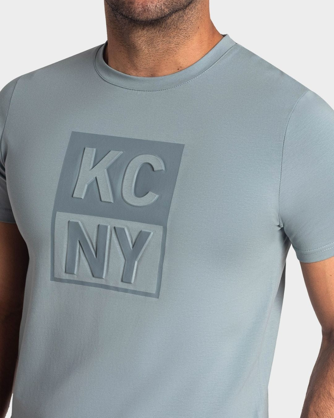CAMISETA CELESTE KENNETH COLE DE CABALLERO