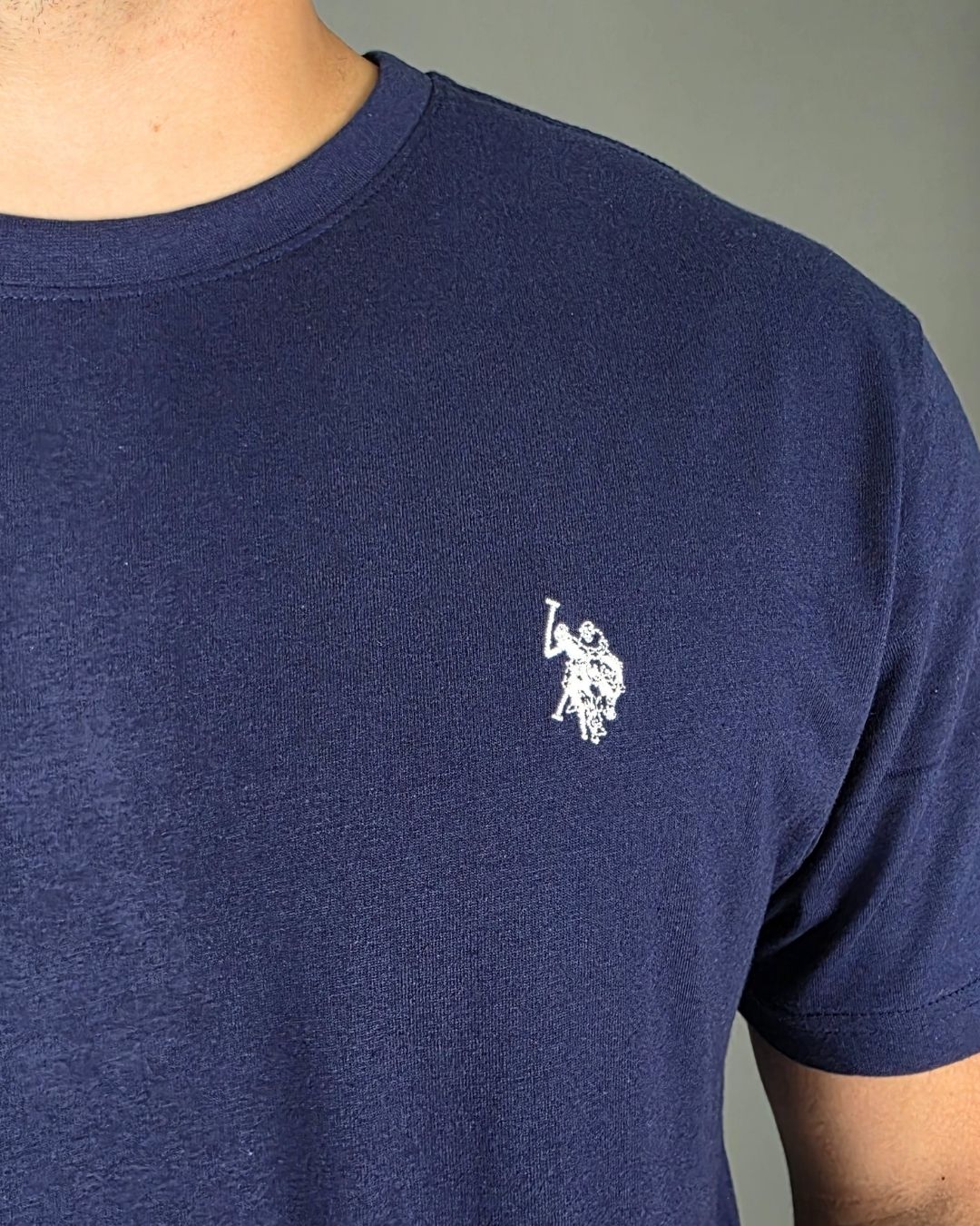 CAMISETA U.S. POLO ASSN AZUL PARA CABALLERO