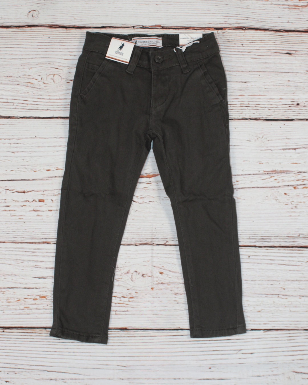 PANTALÓN CAMBRIDGE POLO GRIS PARA NIÑO