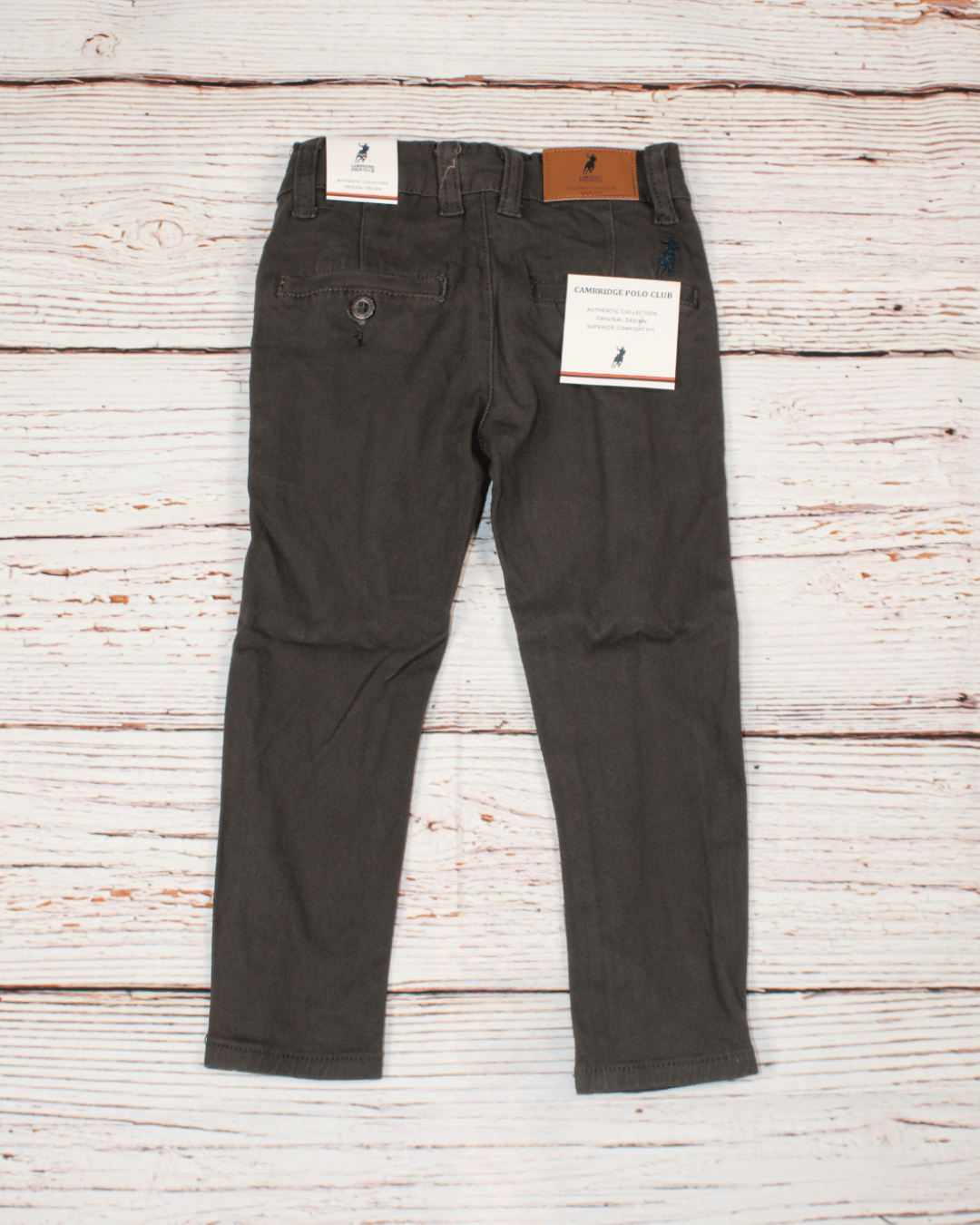 PANTALÓN CAMBRIDGE POLO GRIS PARA NIÑO