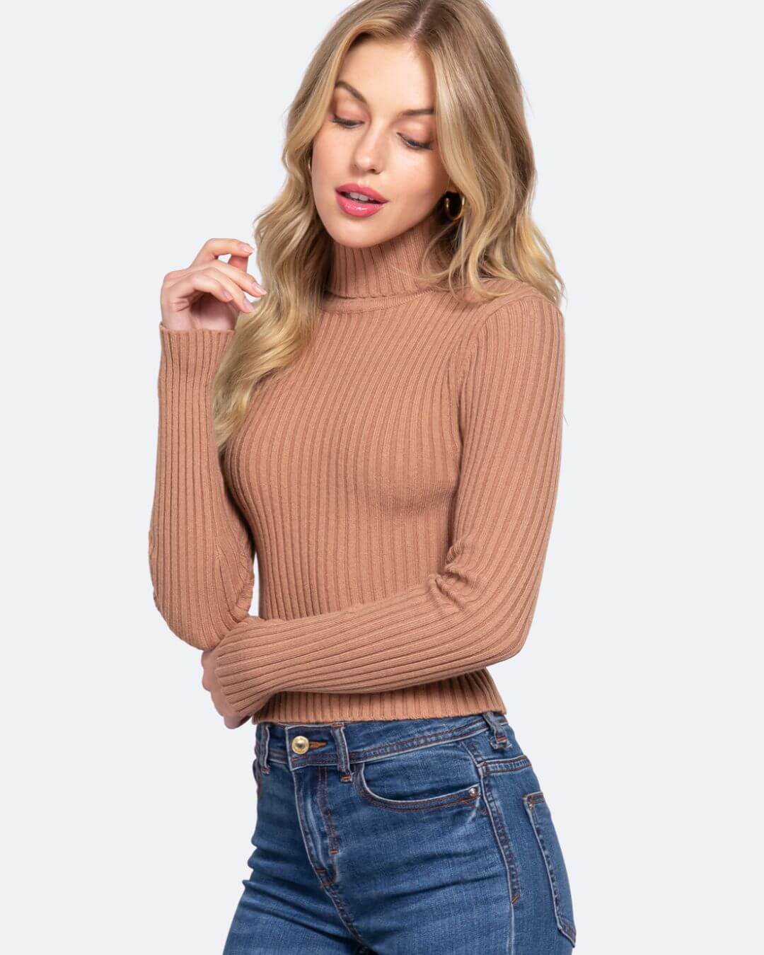 SWEATER ACTIVE BASIC BEIGE