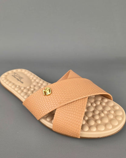 SANDALIA MODARE BEIGE PARA DAMA