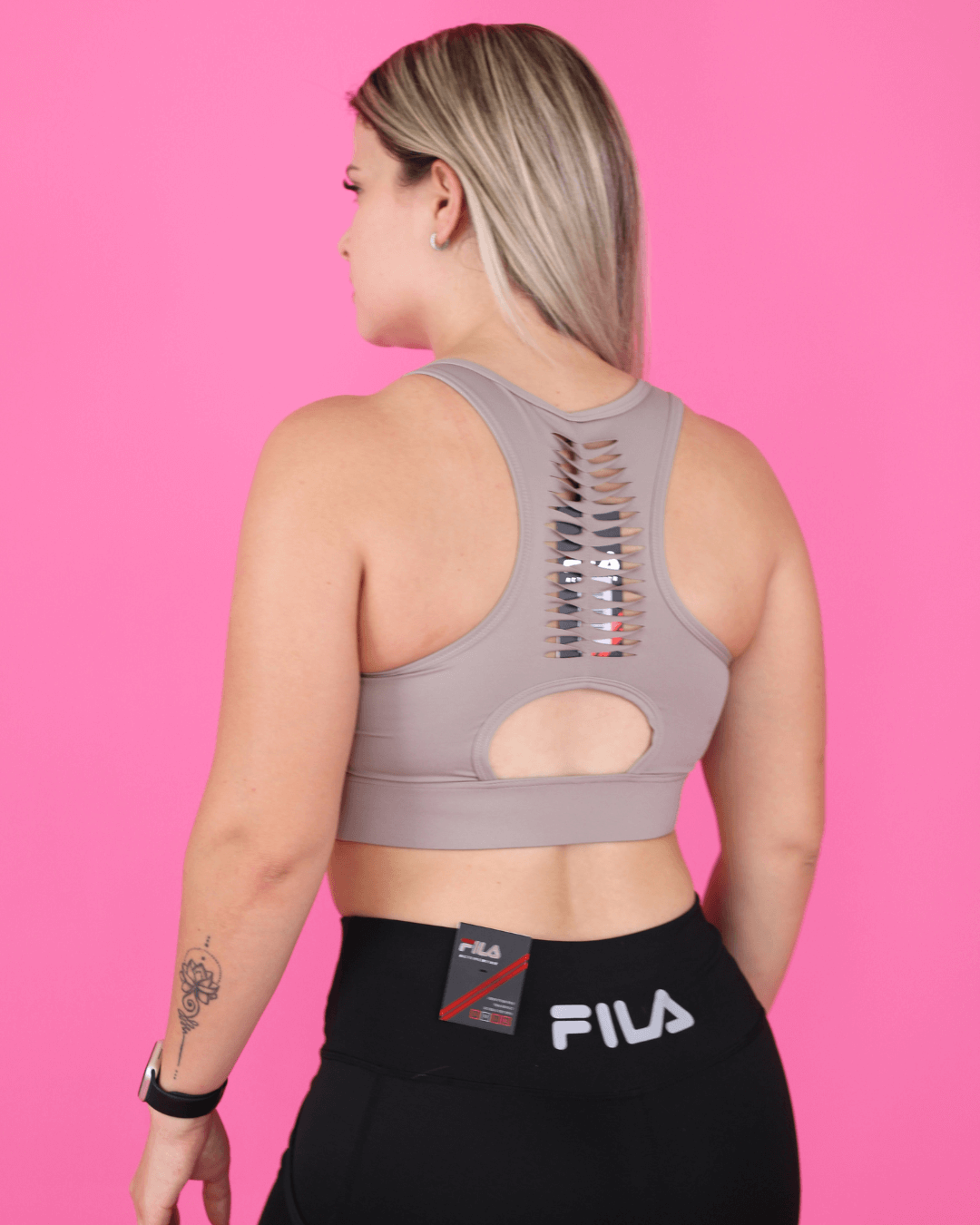 TOP FILA BEIGE PARA DAMA