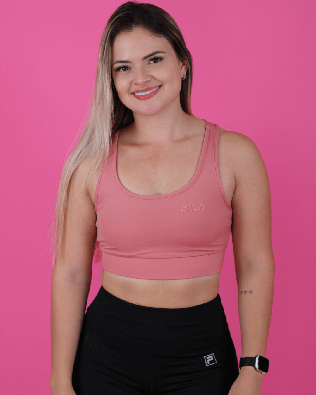 TOP FILA ROSA PARA DAMA