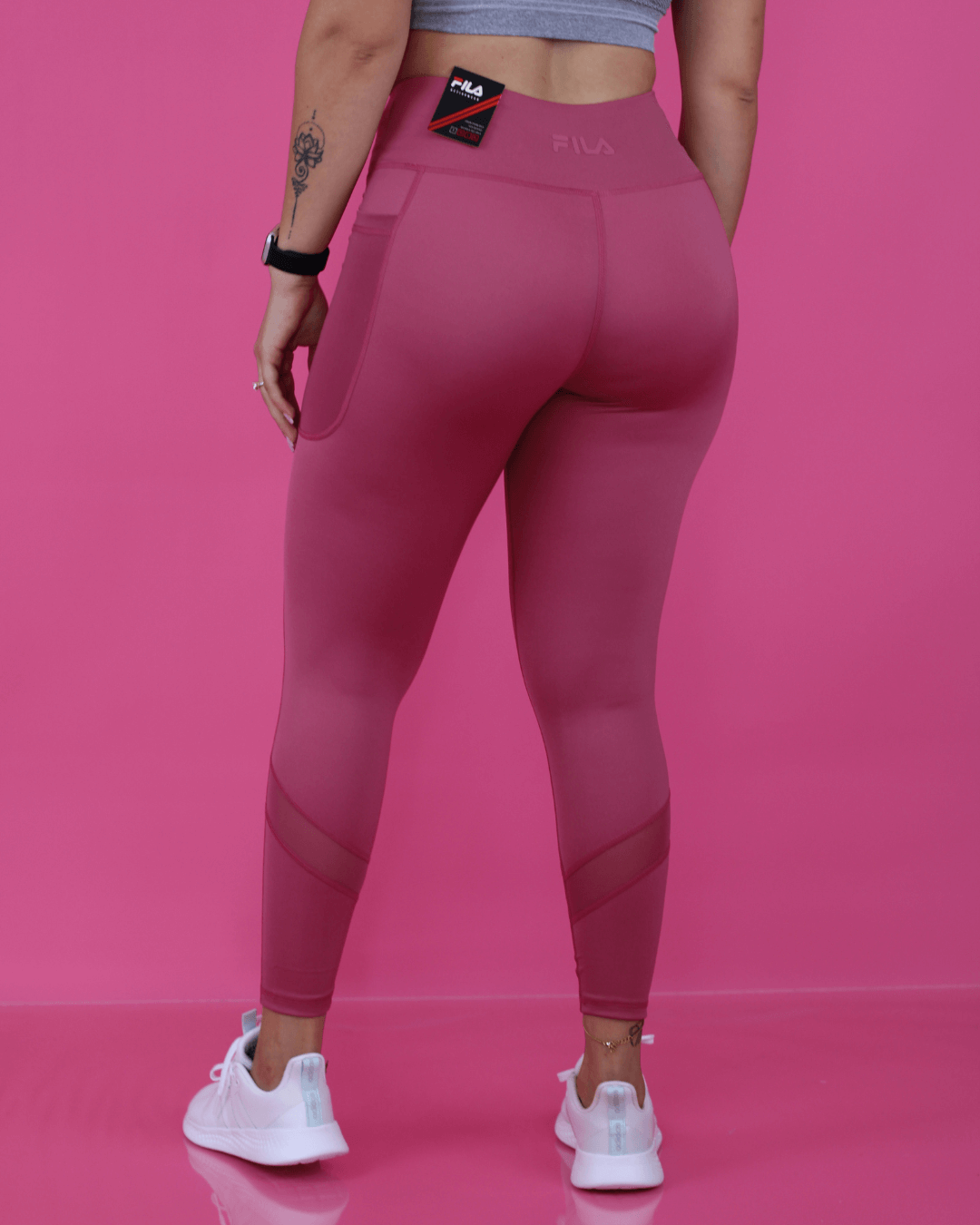 LICRA FILA MUJER ROSA