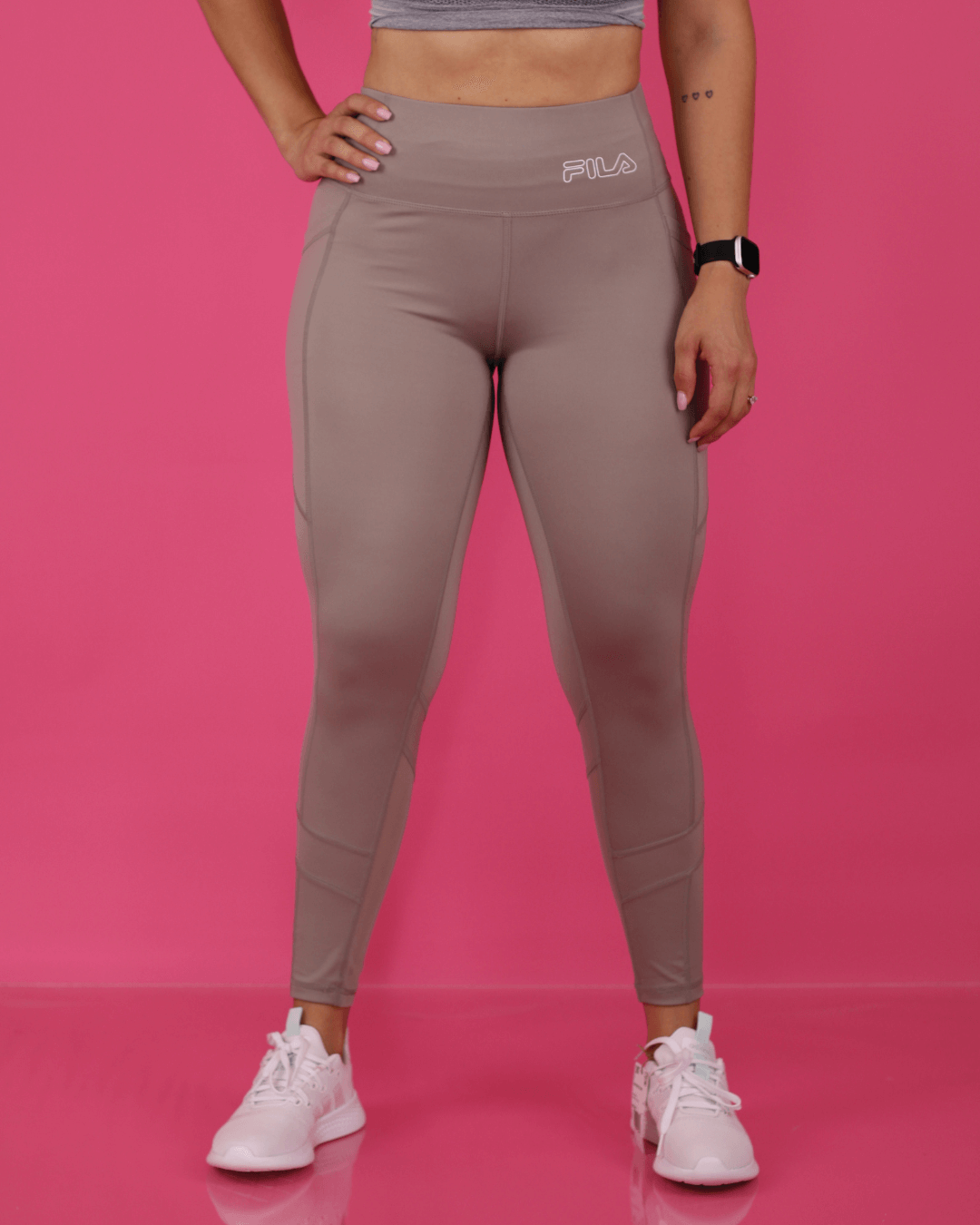 LICRA FILA MUJER GRIS