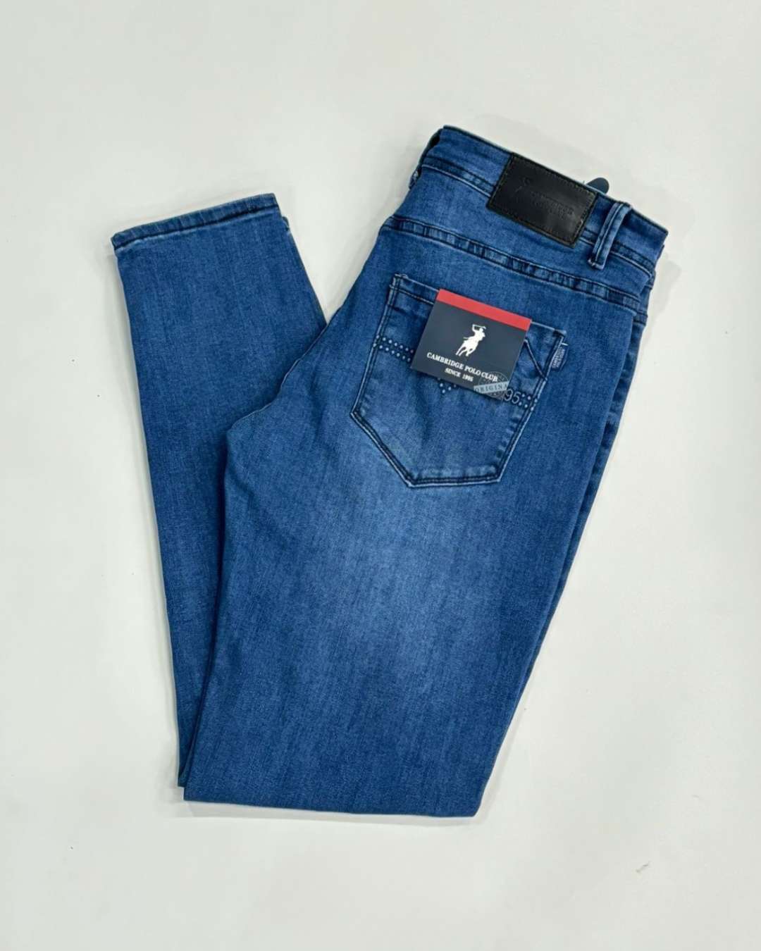 JEANS CAMBRIDGE POLO CELESTE PARA CABALLERO