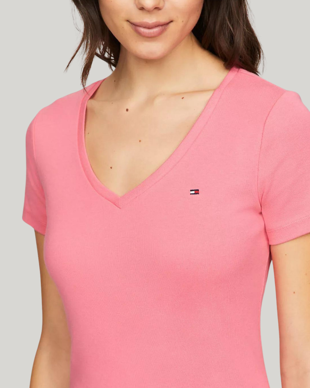 CAMISETA TOMMY HILFIGER ROSADA PARA DAMA