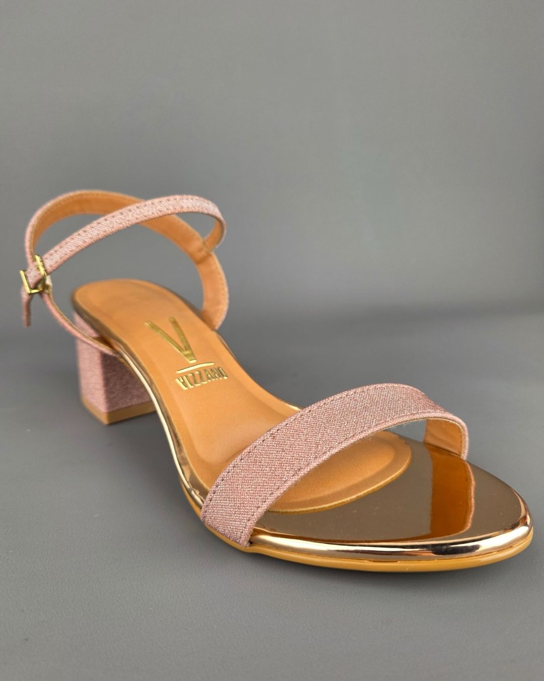 SANDALIA VIZZANO ORO ROSA PARA DAMA