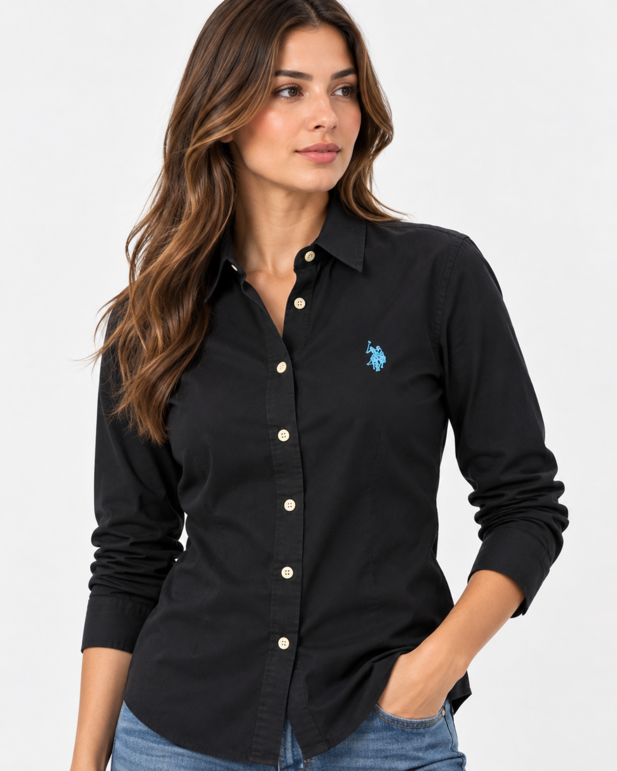 CAMISA US POLO MANGA LARGA