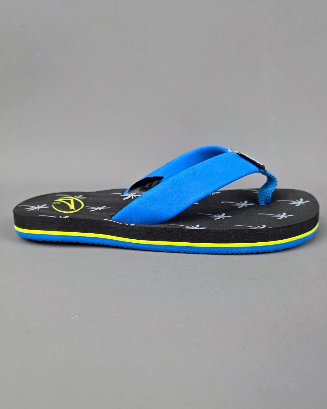 SANDALIA BOLTIO NEGRAS CON AZUL DE NIÑO