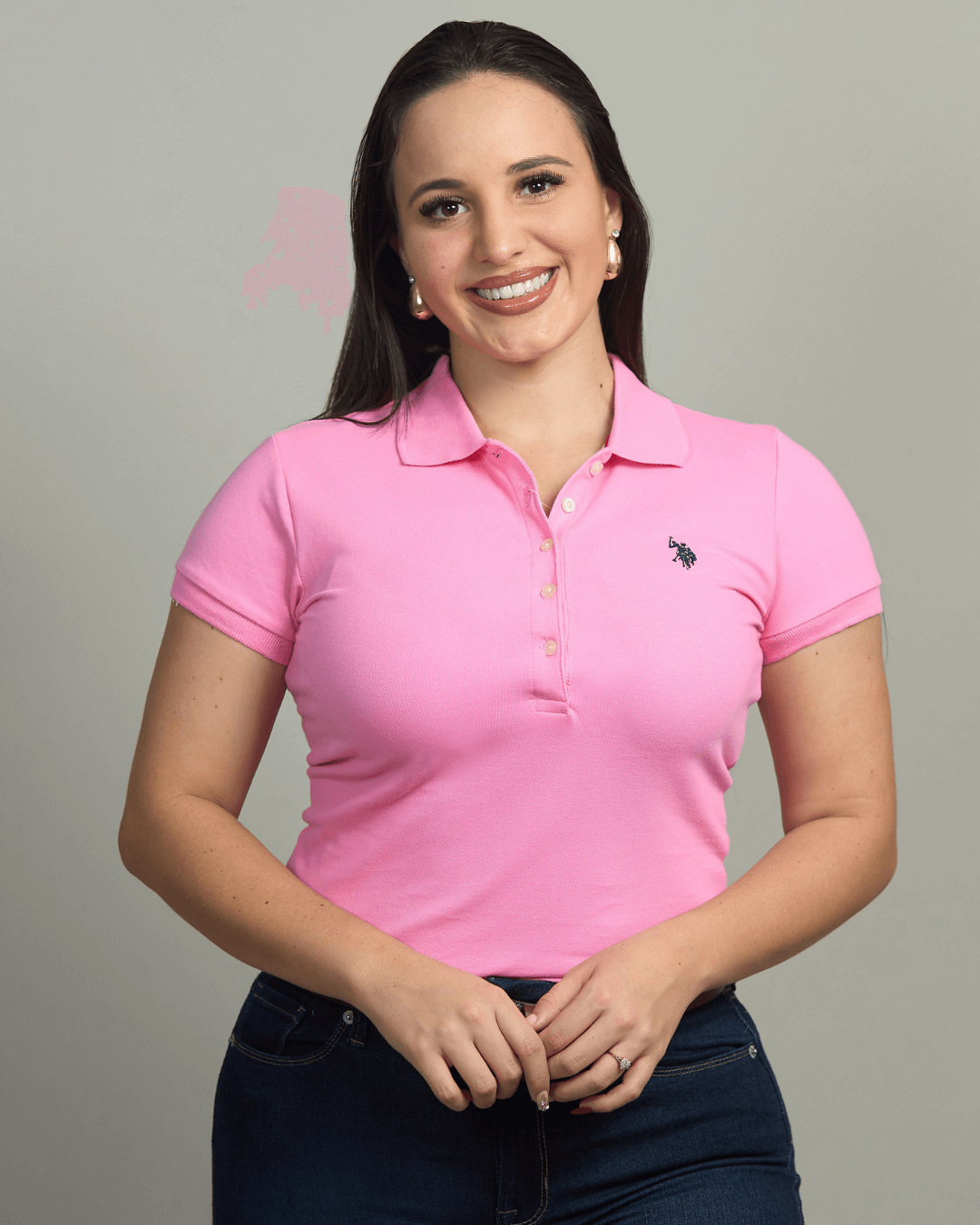 POLO DE MUJER US POLO ROSA