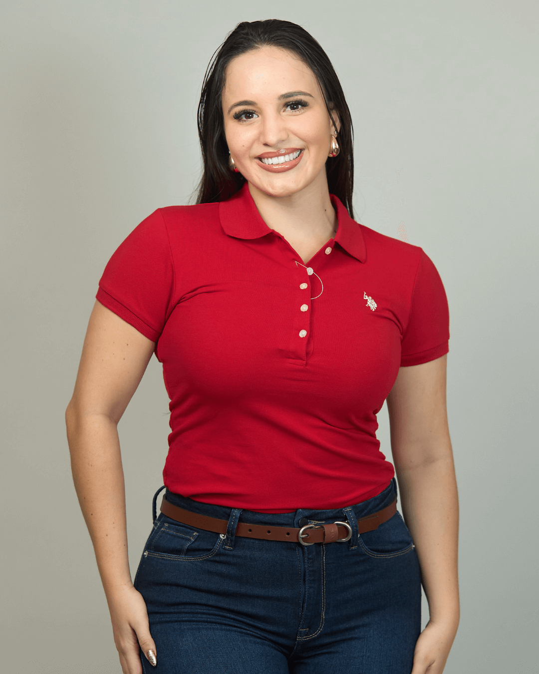 POLO DE MUJER US POLO ROJA PARA DAMA