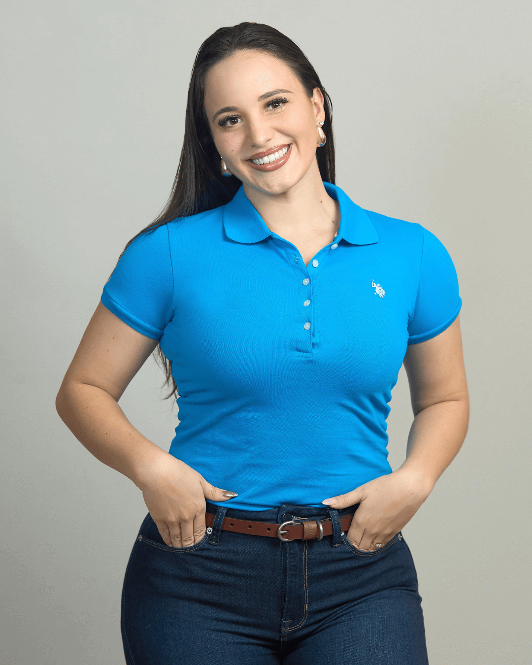 POLO DE MUJER US POLO TURQUESA