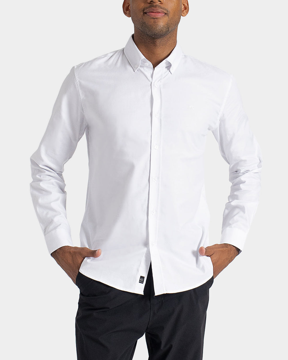 CAMISA BLANCA KENNETH COLE DE CABALLERO