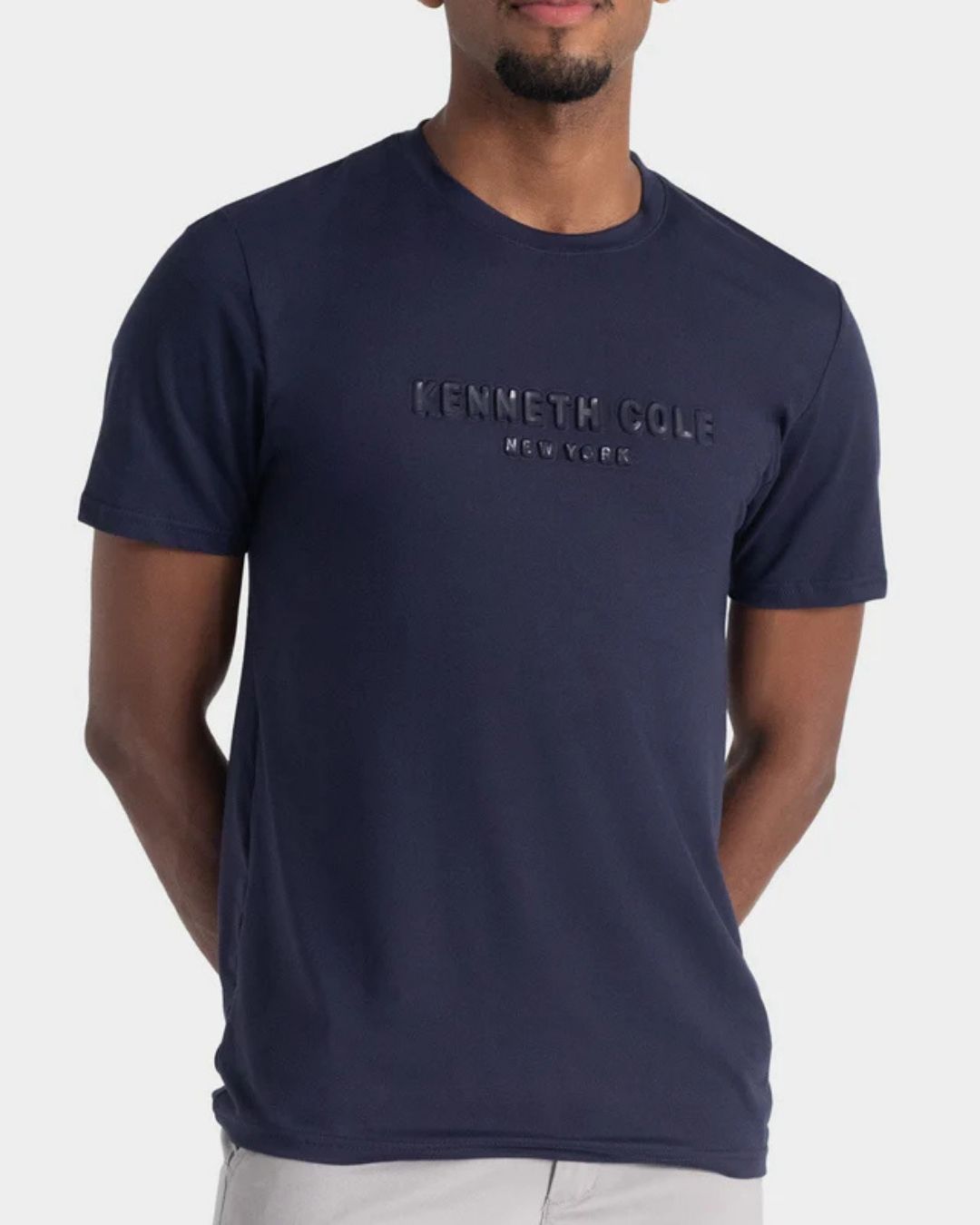 CAMISETA AZUL KENNETH COLE DE CABALLERO