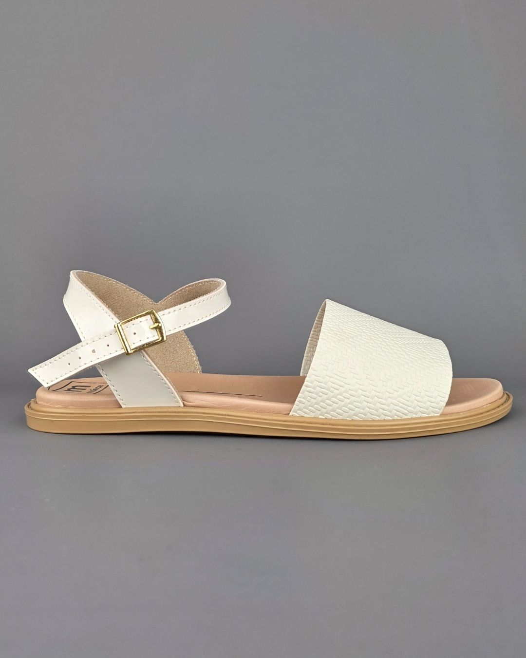SANDALIA MOLECA BLANCA PARA DAMA