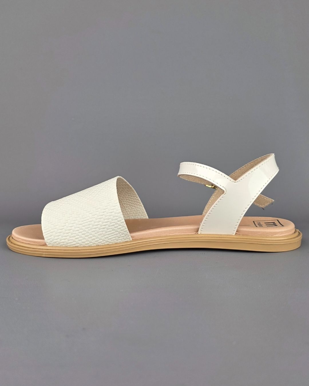SANDALIA MOLECA BLANCA PARA DAMA