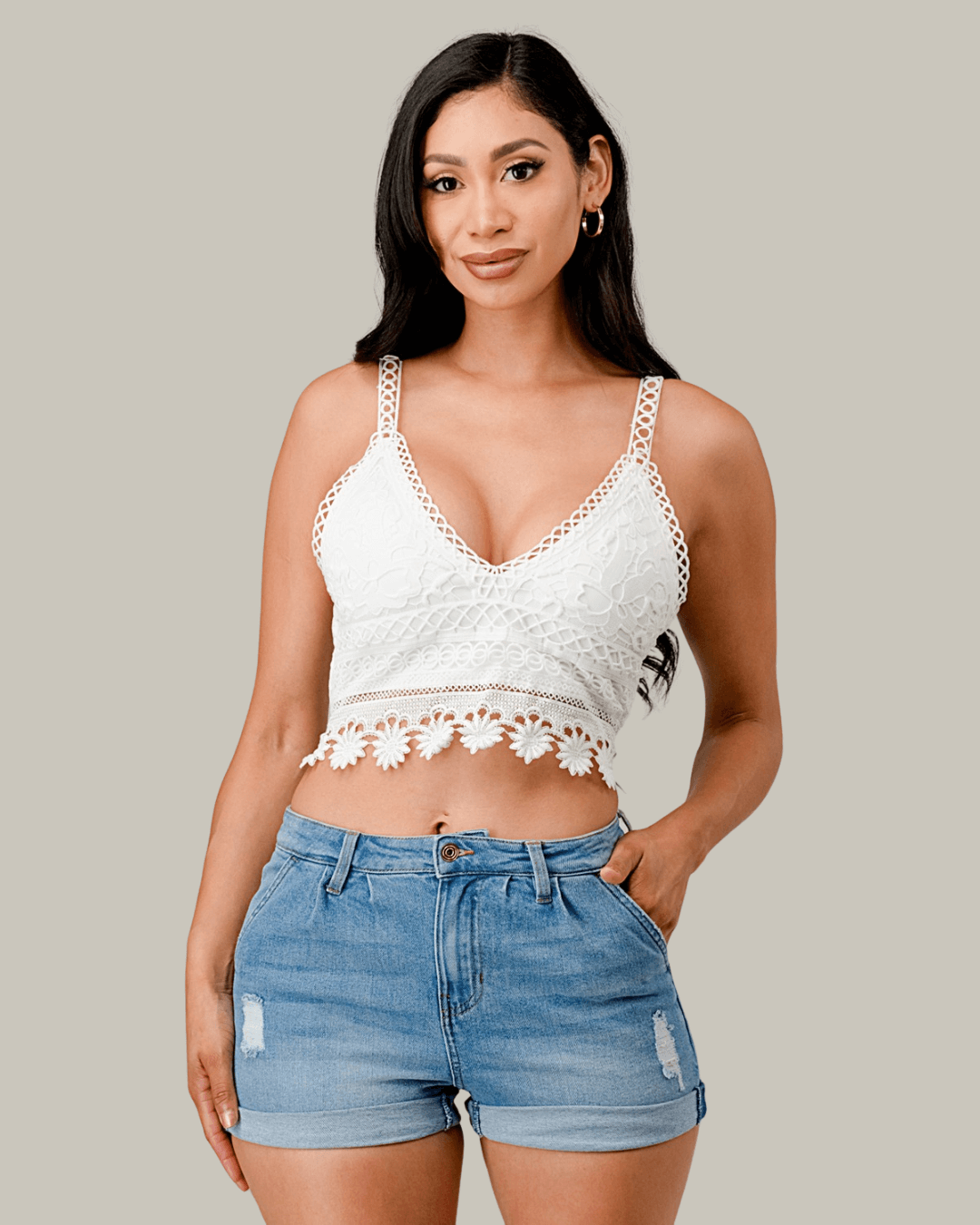 TOP DANNIEL JEANS BLANCO