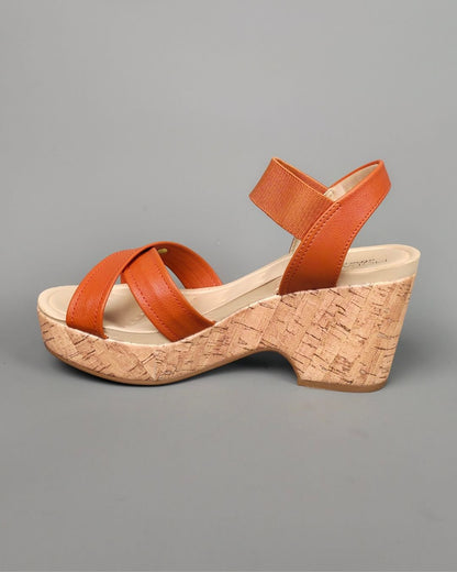 SANDALIA MODARE TERRACOTA DE MUJER