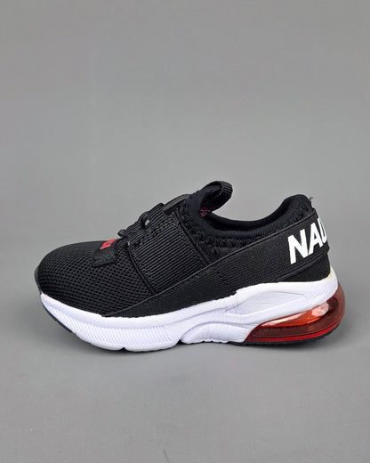 TENNIS NAUTICA NEGRAS PARA NIÑO