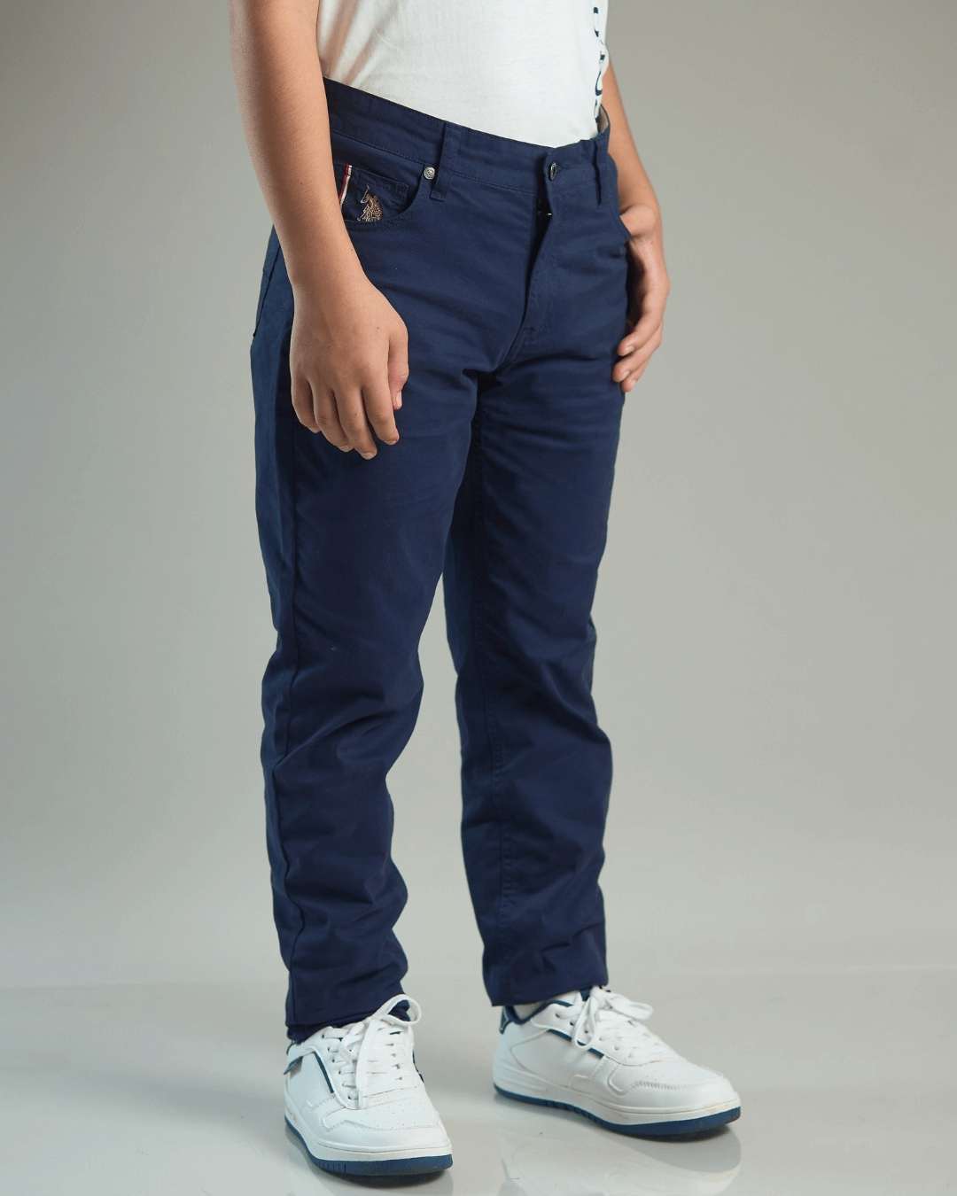 PANTALON TWILL US POLO AZUL PARA NIÑO