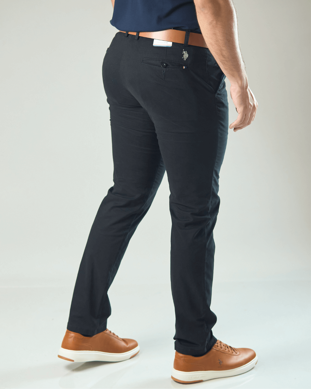 PANTALON US POLO NEGRO DE CABALLERO