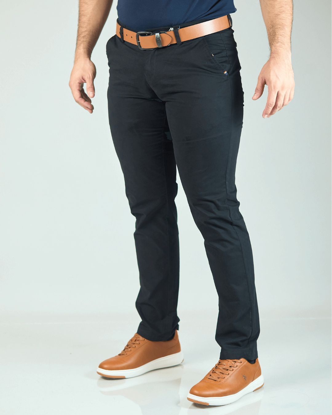 PANTALON US POLO NEGRO DE CABALLERO