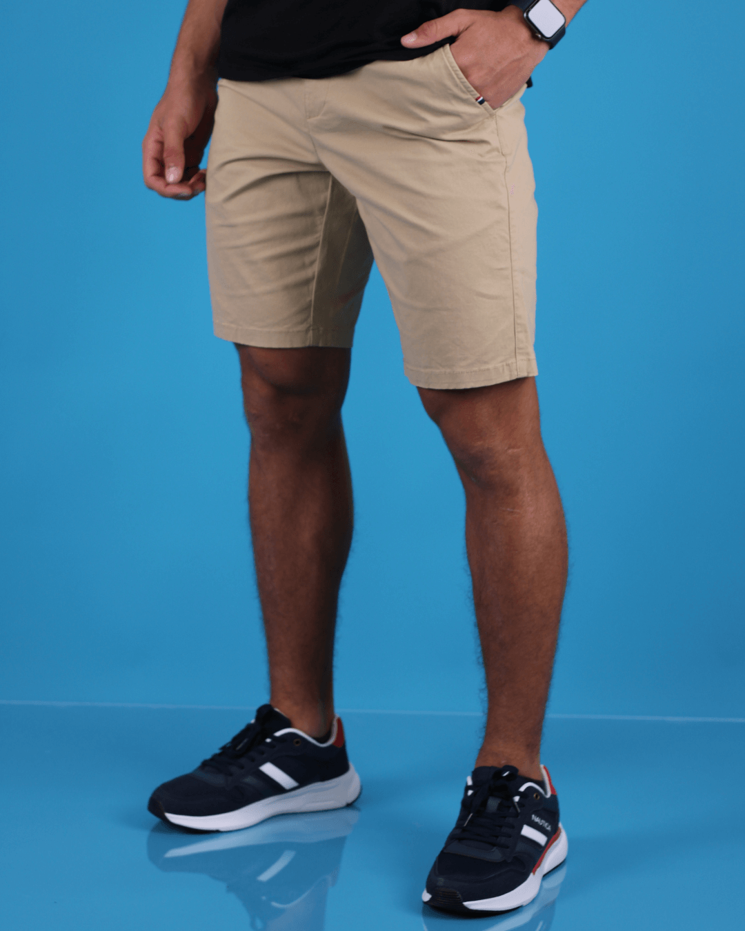 SHORT US POLO BEIGE PARA HOMBRE