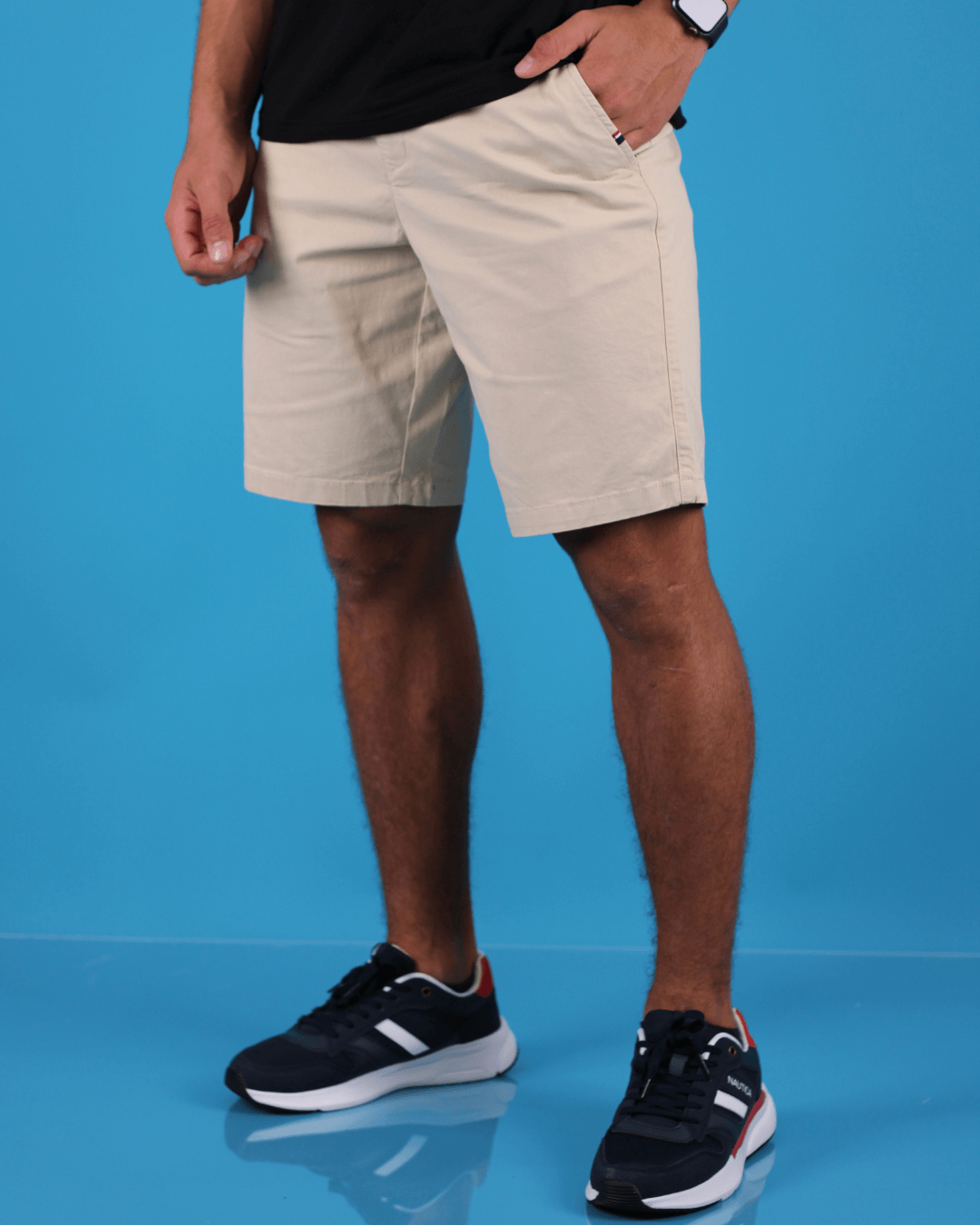 SHORT US POLO BEIGE PARA HOMBRE