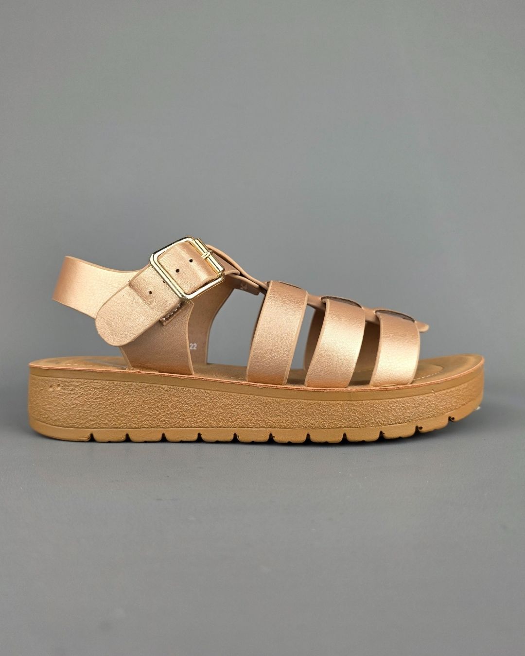SANDALIA MIOS ORO ROSA PARA DAMA