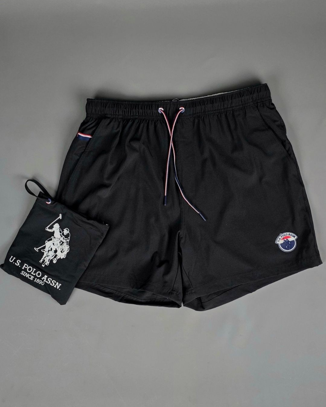 BAÑADOR US POLO NEGRO PARA CABALLERO