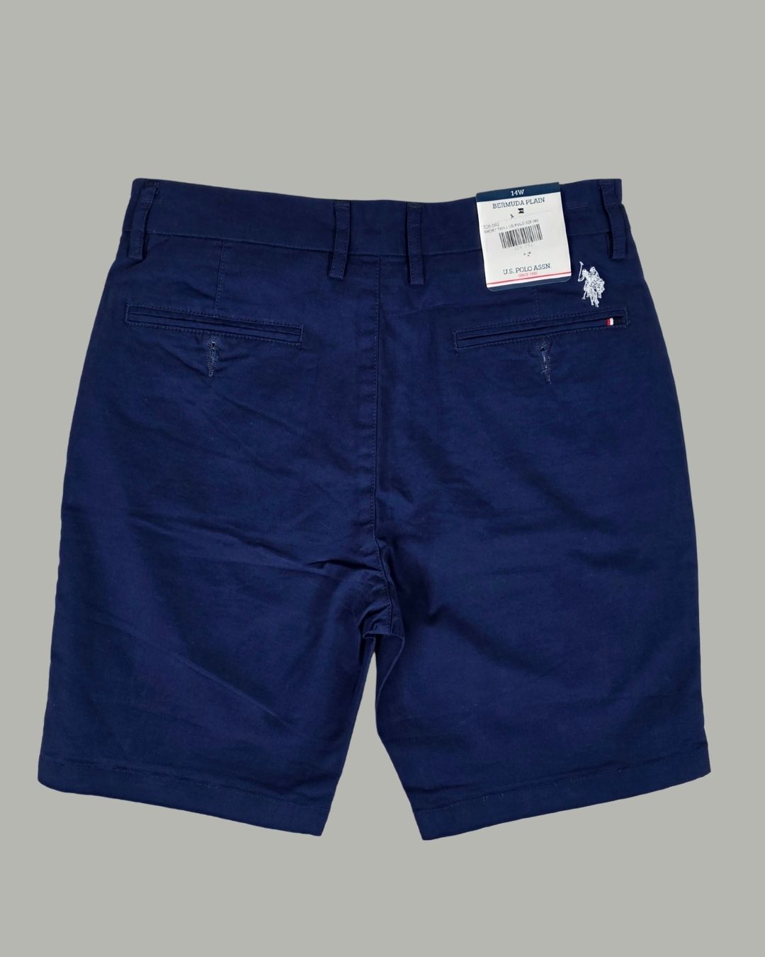 SHORT TWILL US POLO AZUL PARA NIÑO