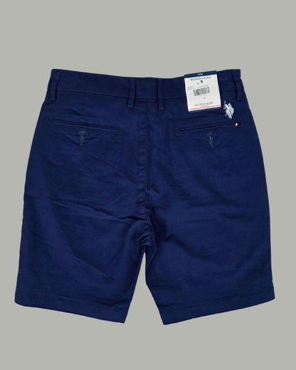 SHORT TWILL US POLO AZUL PARA NIÑO