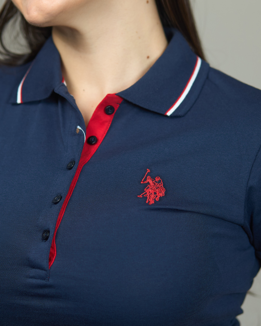 CAMISETA POLO U.S. POLO ASSN  MUJER AZUL