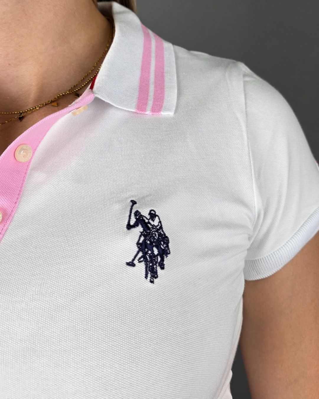 POLO U.S. POLO ASSN BLANCA PARA DAMA