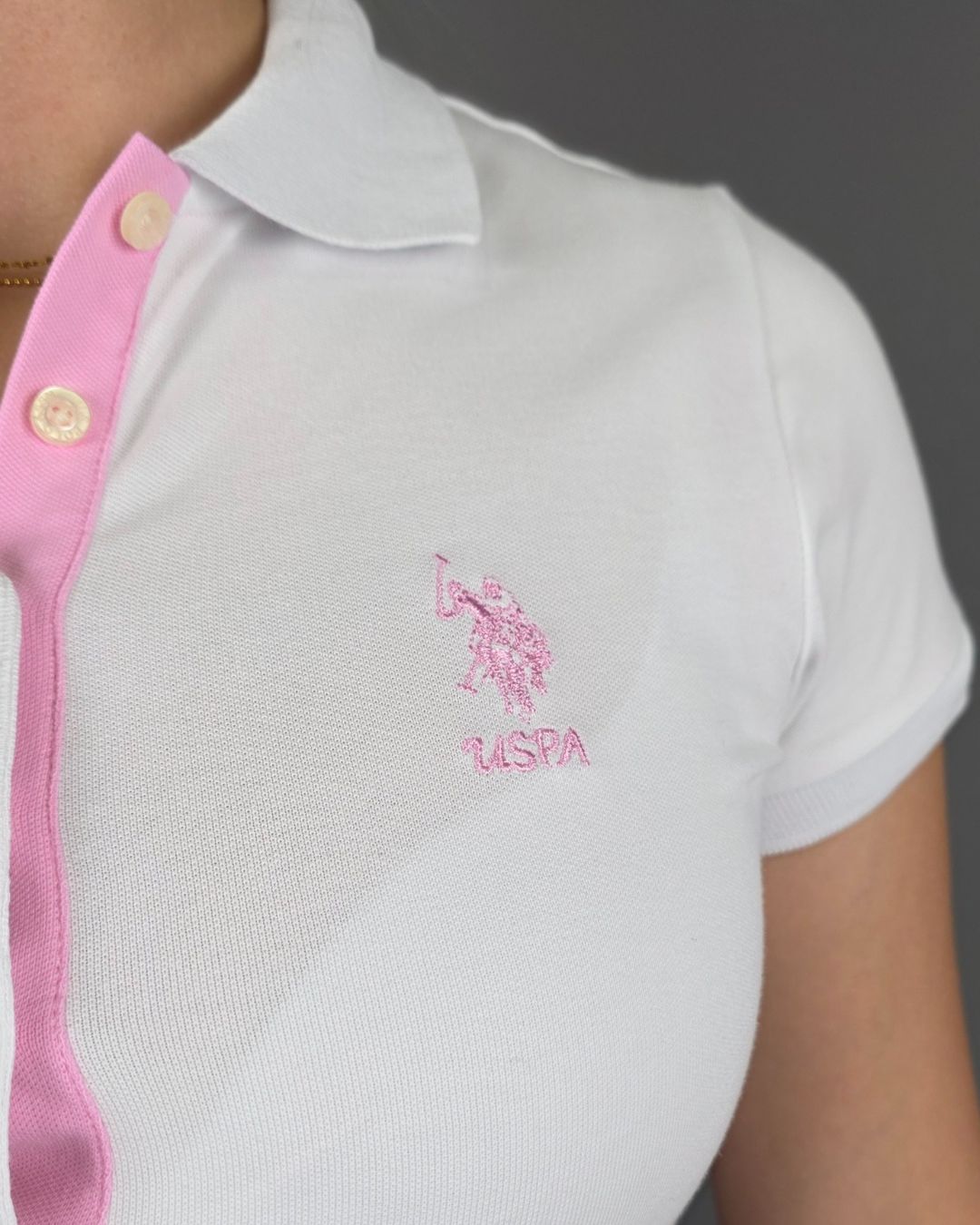 POLO US POLO BLANCA PARA DAMA