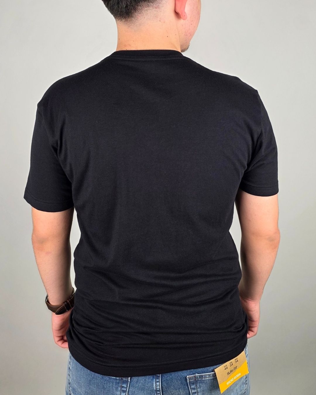CAMISETA NIKE NEGRA ESTAMPADA PARA CABALLERO
