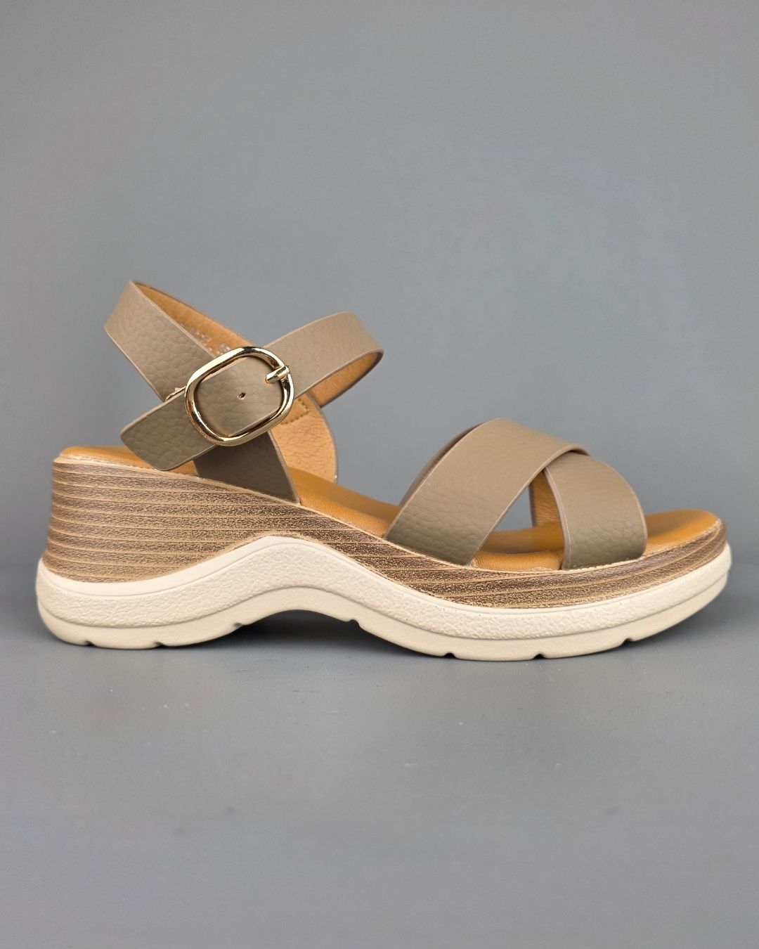 SANDALIA MIOS BEIGE PARA DAMA