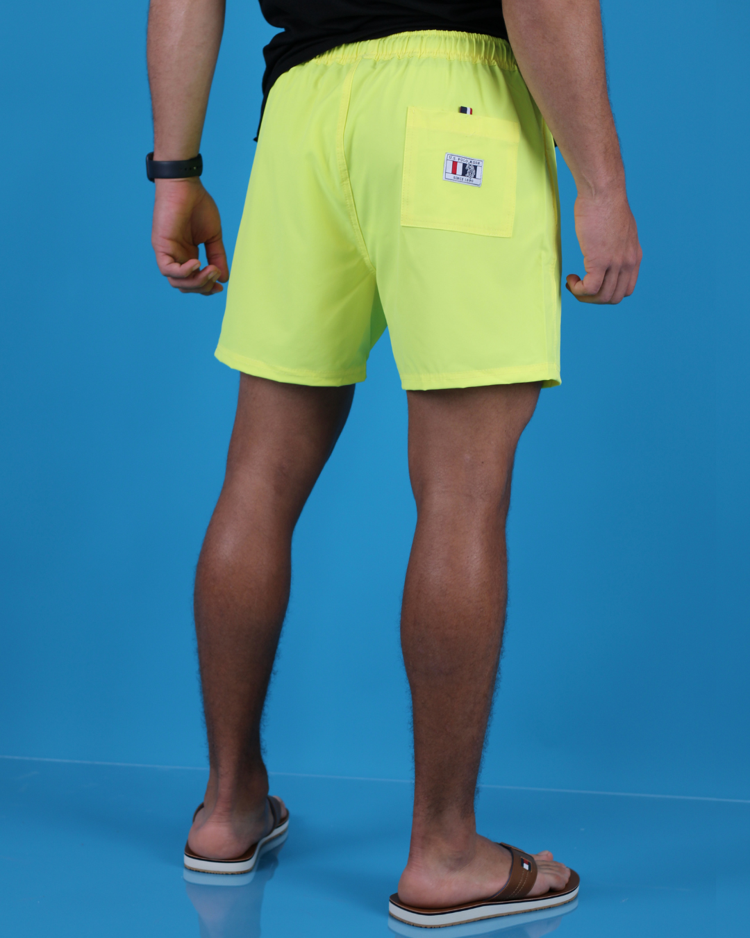 BAÑADOR US POLO AMARILLO PARA CABALLERO