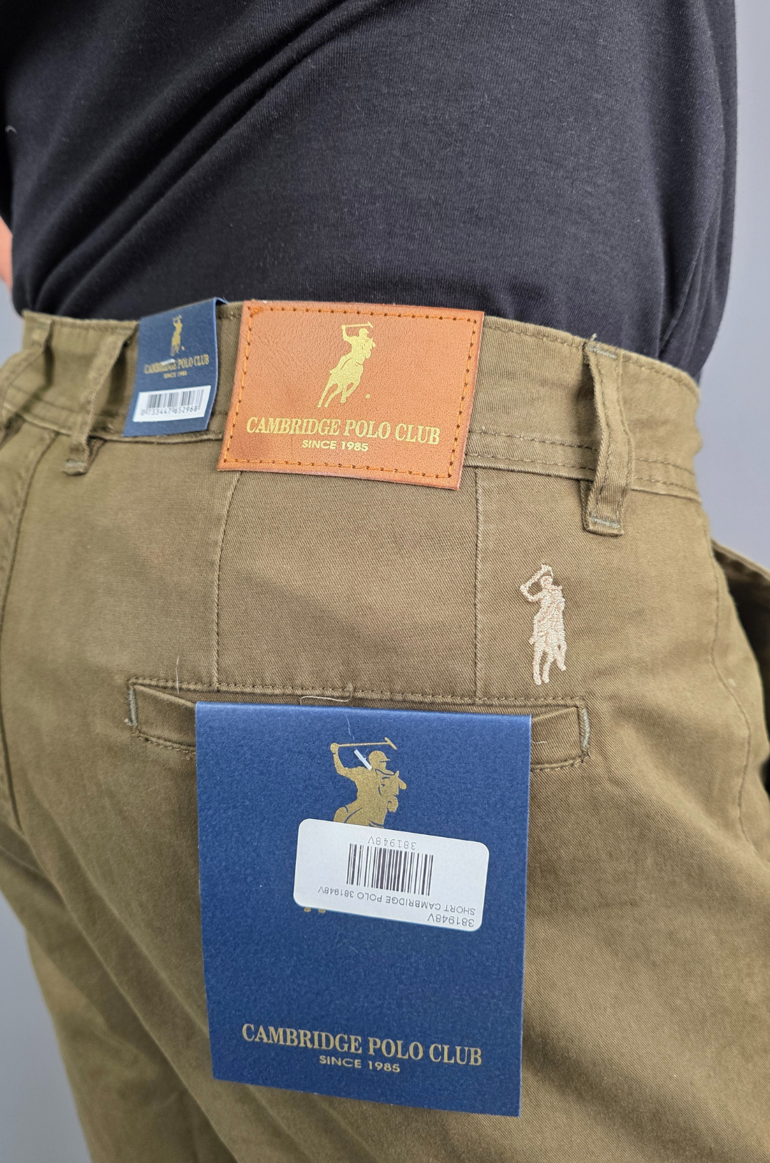 SHORT CAMBRIDGE POLO VERDE MUSGO PARA CABALLERO