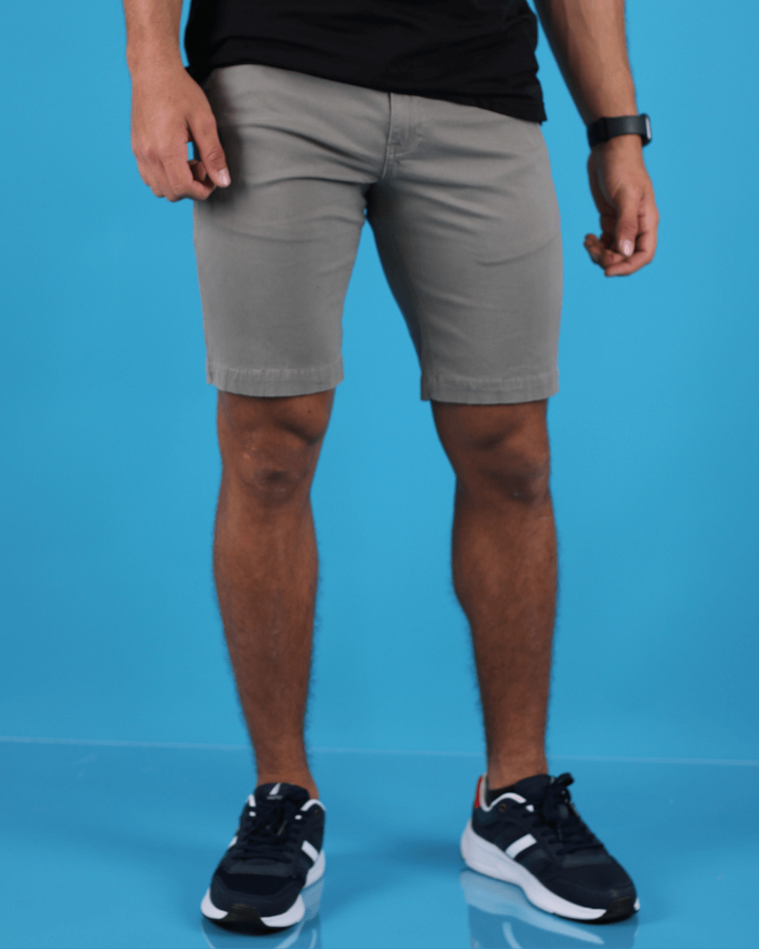 SHORT CAMBRIDGE POLO GRIS