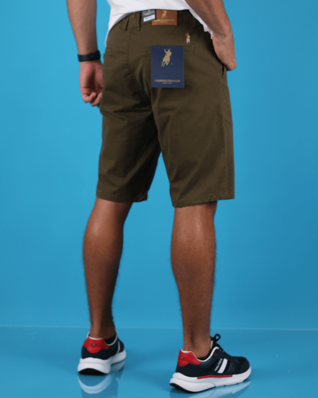 SHORT CAMBRIDGE POLO VERDE MUSGO
