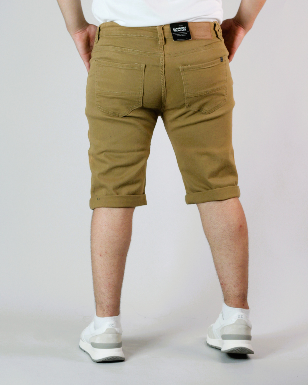 SHORT CAMBRIDGE POLO CAMEL PARA CABALLERO